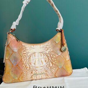 Brahmin Esme Shoulder Bag in Scallop Bondi Genuine Leather
